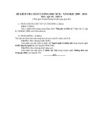 đề thi cuối học kì 2