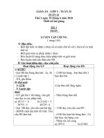 giáo án tuần 32 Lớp3