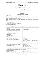 giáo án lớp 4 buổi 1 tuần 32