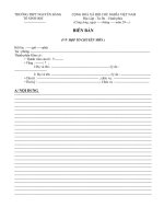 BIÊN BẢN HỌP TỔ CHUYÊN MÔN