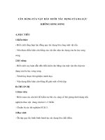 Vật lý 10 nâng cao - CÂN BẰNG CỦA VẬT RẮN DƯỚI TÁC DỤNG CỦA BA LỰC KHÔNG SONG SONG pdf