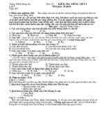 Tiet 157- Kiem Tra Tieng Viet