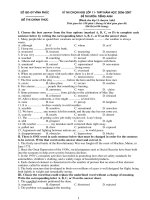 HSG Anh 11 chuyên Vĩnh Phúc 2007