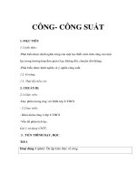 Vật lý lớp 10 căn bản - CÔNG- CÔNG SUẤT pdf