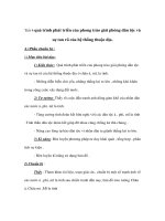 Giáo án lịch sử 9 - Quá trình phát triển của phong trào giải phóng dân tộc và sự tan rã của hệ thống thuộc địa potx