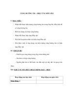 Giáo án Vật lý 12 - CỘNG HƯỞNG ÂM, HIỆU ỨNG ĐÔPPLE potx