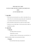 Giáo án Vật lý 12 - DÒNG ĐIỆN XOAY CHIỀU VẬT DẪN CÓ ĐIỆN TRỞ THUẦN TRONG MẠCH ĐIỆN XOAY CHIỀU CÁC GIÁ TRỊ HIỆU DỤNG pps