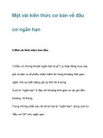 Một vài kiến thức cơ bản về đầu cơ ngắn hạn doc