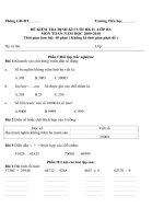 DE KT MON TOAN CUOI HK2 LOP BA