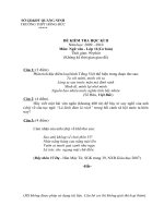 Đề thi học kì 2-ngữ văn 11