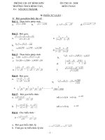 TÀI LIỆU ÔN THI VÀO 10 NĂM 2010