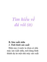 Tìm hiểu về đá vôi (tt) pps