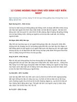 12 CUNG HOÀNG ĐẠO ỨNG VỚI SINH VẬT BIỂN NÀO ?