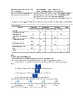 Ngân hàng Đề KT 1 tiết tin 6 kì 2