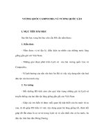 VƯƠNG QUỐC CAMPUCHIA VÀ VƯƠNG QUỐC LÀO - Giáo án lịch sử lớp 9 pps