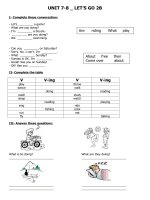 Review Unit 7 - 8 _ Let''''s go 2B