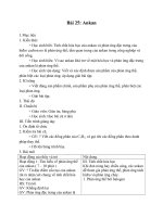 Giáo án Bài 25: Ankan pot