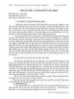 THAM LUẬN KHỐI 1