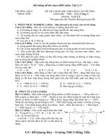 Các đề thi chọn HSG lý 9 năm học 2010