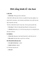 Lịch sử lớp 7 - Đời sống kinh tế văn hoá docx