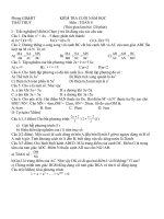 Đề Toán 8- Cuối năm 1