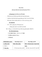 Giáo án Vật lý lớp 9 - Thực hành Lắp mạch điện đèn ống huỳnh quang (Tiết 2) pdf