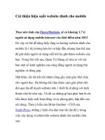 Cải thiện hiệu suất website dành cho mobile potx