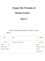 Chapter 062. Principles of Human Genetics (Part 1) pdf