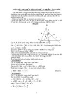 đặc biệt hóa để có bài toán mới