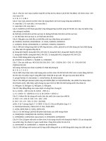 Trắc nghiệm hóa học chương trình không phân ban pot