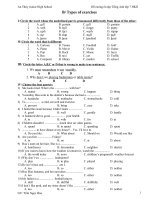 De cuong on tap HK II 2009-2010 - co dap an