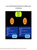 Convert DVD file thành MP4/H.264 với HD Decrypter và Handbrake- P1 ppt