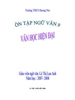 luyện thi  lớp 9 vào lớp 10 môn ngữ văn