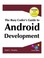 The Busy Coder''''s Guide to Android Development version pps