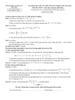 Phú Thọ-Đề thi Thử TN 2010