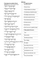 Exercises for the final examination (vẻy hot)