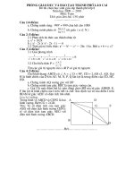 Đề thi HSG toán 8 Năm học 2009-2010