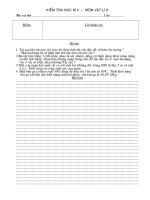 kiem tra hoc ky 2 ly 8