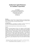 Tài liệu tiếng anh tham khảo intellectual capital disclosure