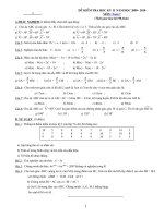 ĐỀ + ĐÁP ÁN HỌC KỲ II TOAN 7