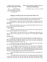 Kế hoạch thi HK II