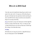 Dlvr.it và RSS feed- P1 docx