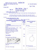 Thể dục lớp 4 tuần 35