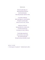 TRANG THƠ- SƯU TẦM