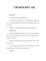 CHỈ ĐỊNH ĐIỀU TRỊ pdf