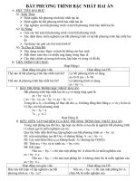 bất phương trình bậc nhất hai ẩn