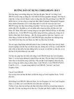 Hướng dẫn sử dụng CrelDraw - Bài 1 pot