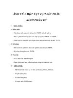 Giáo án vật lý lớp 6 - ẢNH CỦA MỘT VẬT TẠO BỞI THẤU KÍNH PHÂN KỲ doc