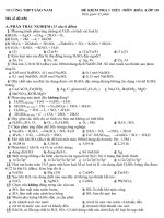 Kiểm tra 1 tiết oxi - lưu huỳnh