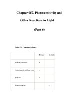 Chapter 057. Photosensitivity and Other Reactions to Light (Part 6) ppsx